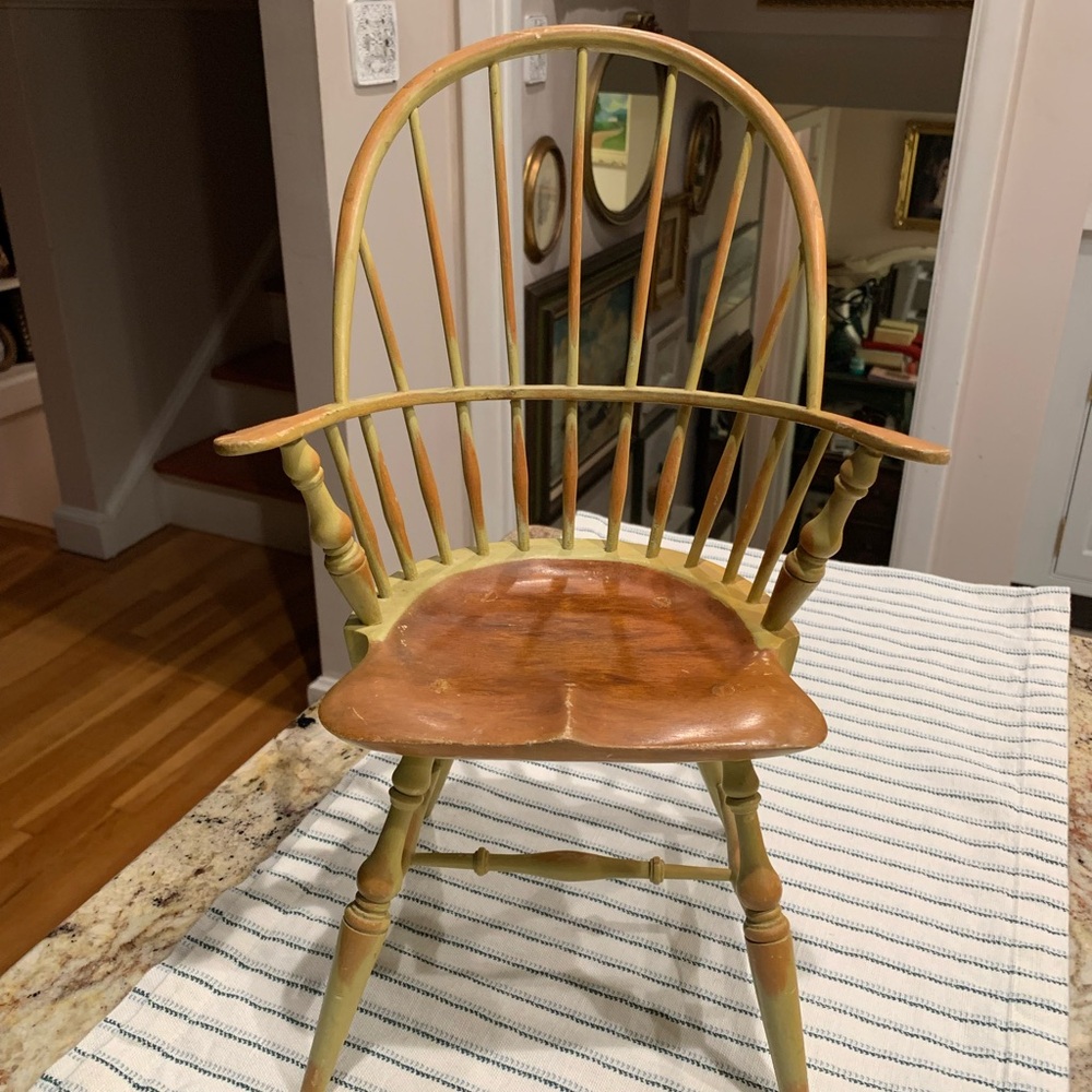 Bob Timberlake Salesman's
Sample Wooden Spindle Doll Chair